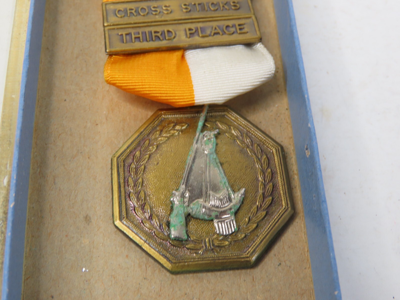 Vintage State Of South Carolina State Champions 3rd Place Cross Sticks Medal