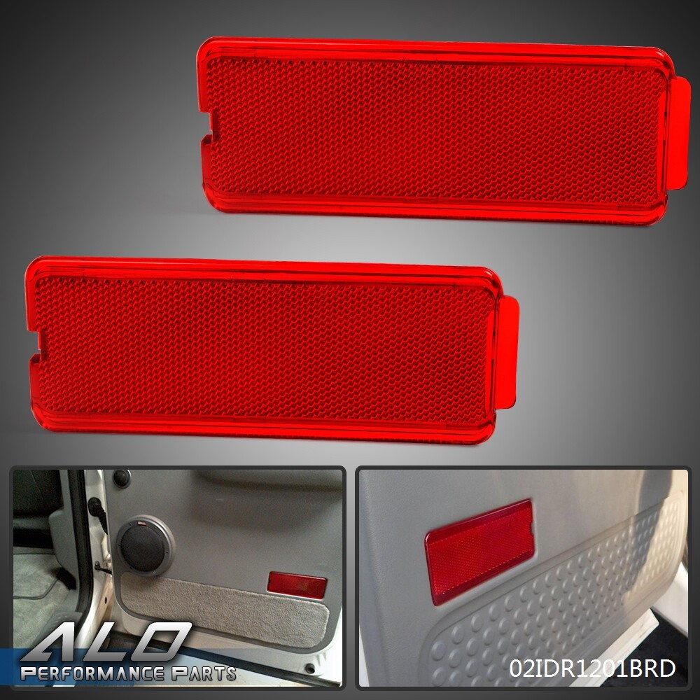 Fit for 1999-2007 Ford F250 F350 F450 F550 Pair Inside Door Reflector Light Lens