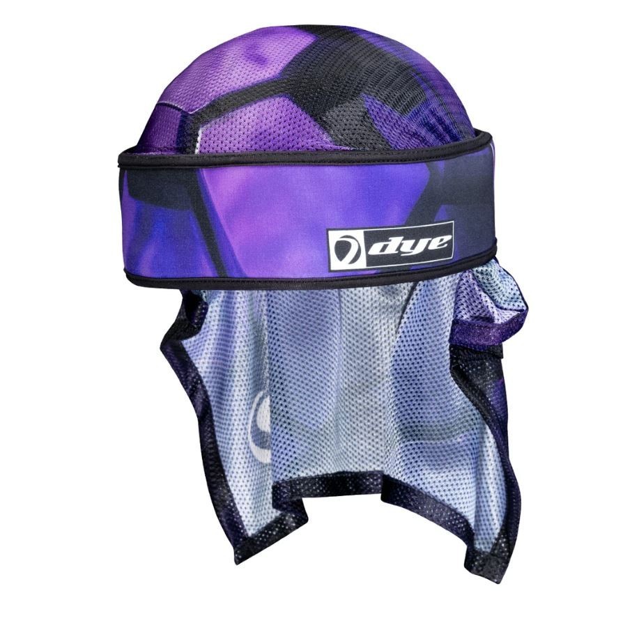 Dye X Halo Paintball Padded Protective Headwrap Head Wrap Hex 3D Purple