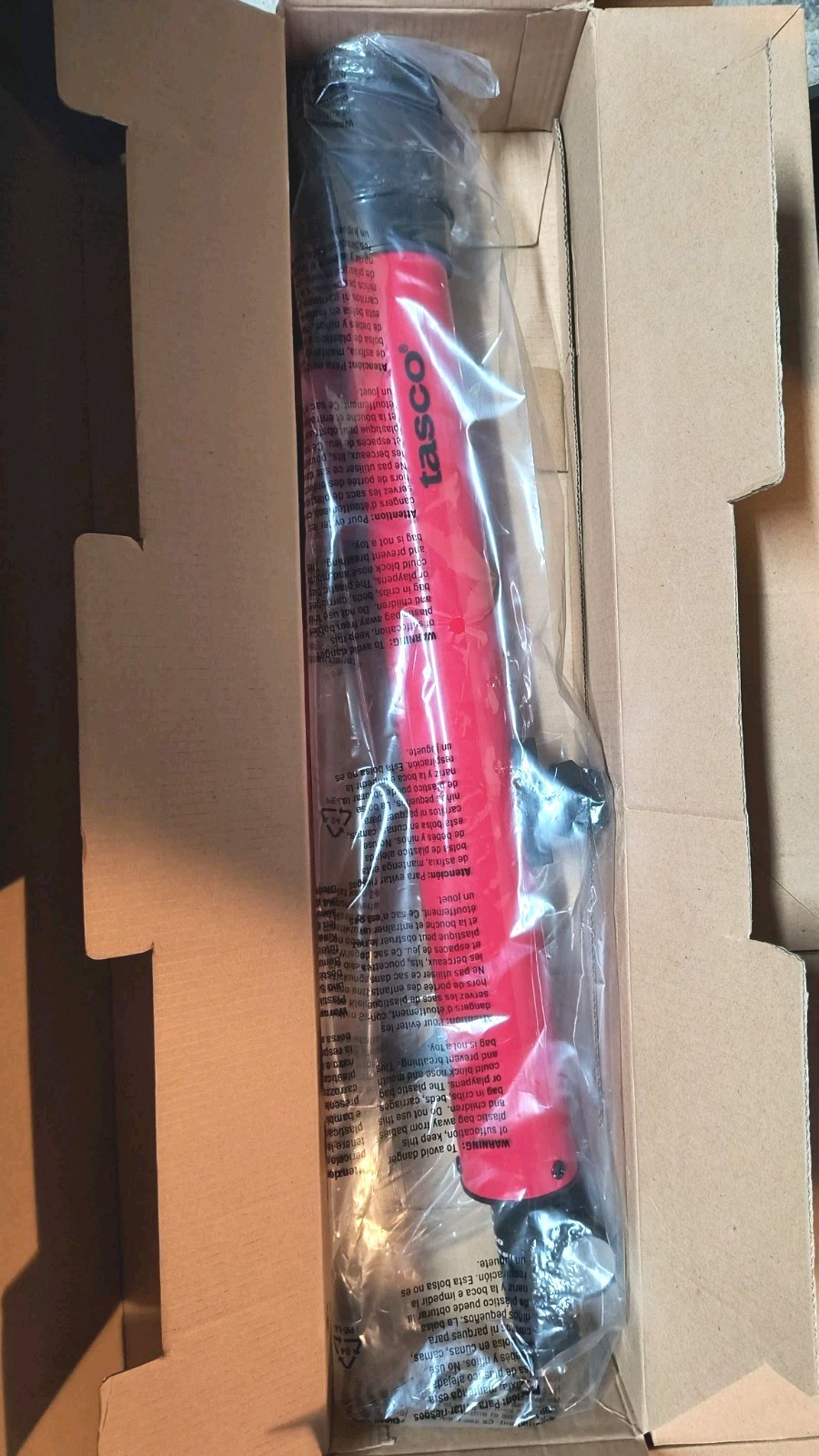 Tasco Telescope and Microscope Kit Beginner Science Set Red 49TN New Open Box