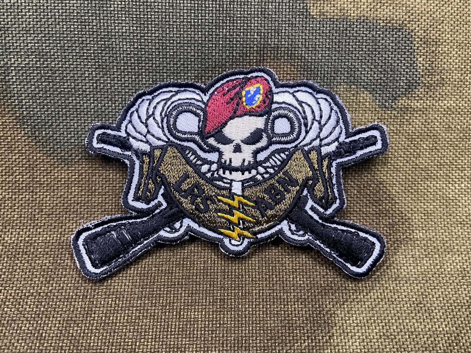 Long Range surveillance Airborne Infantry LRS LRRP LRP ABN Patch Hook And Loop