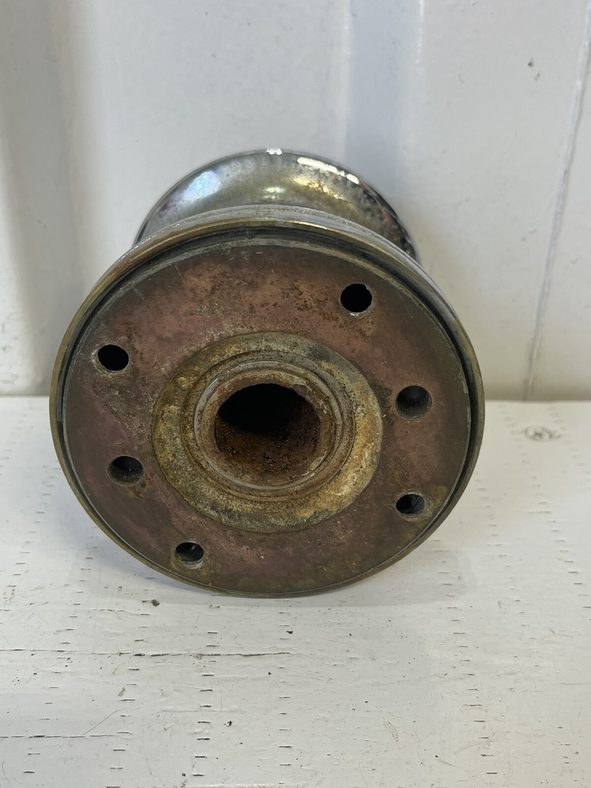 Chromed Brass Barient 10 Sailboat Winch Single Speed
