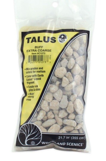 Woodland Scenic Extra Coarse Talus BUFF # C1273