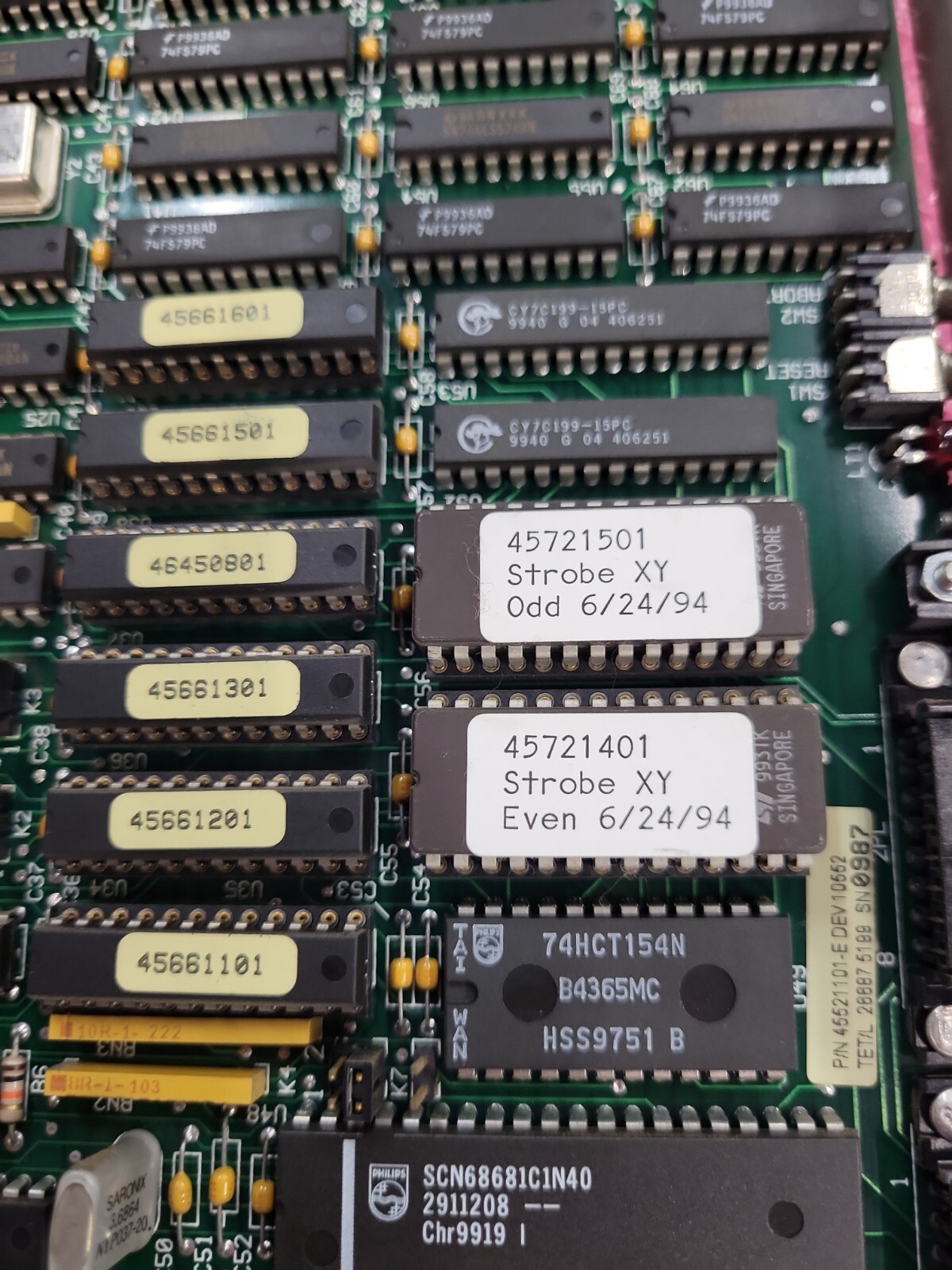 Universal Instruments GSM 45746401 VISION INTERFACE BOARD