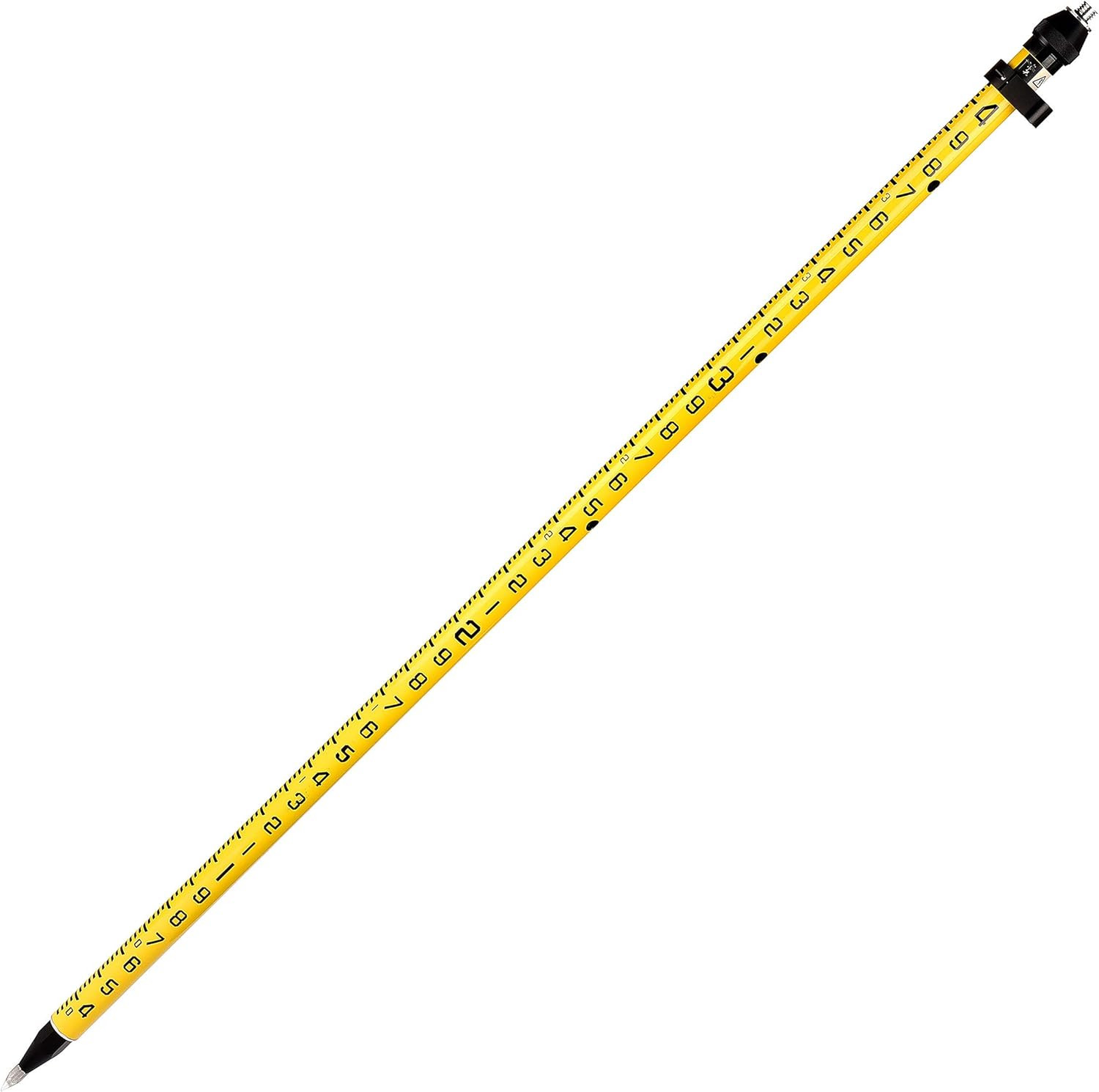 2M Aluminum GPS Rover Rod | 2-Piece Design GPS Pole with 5/8"-11 Threading | for