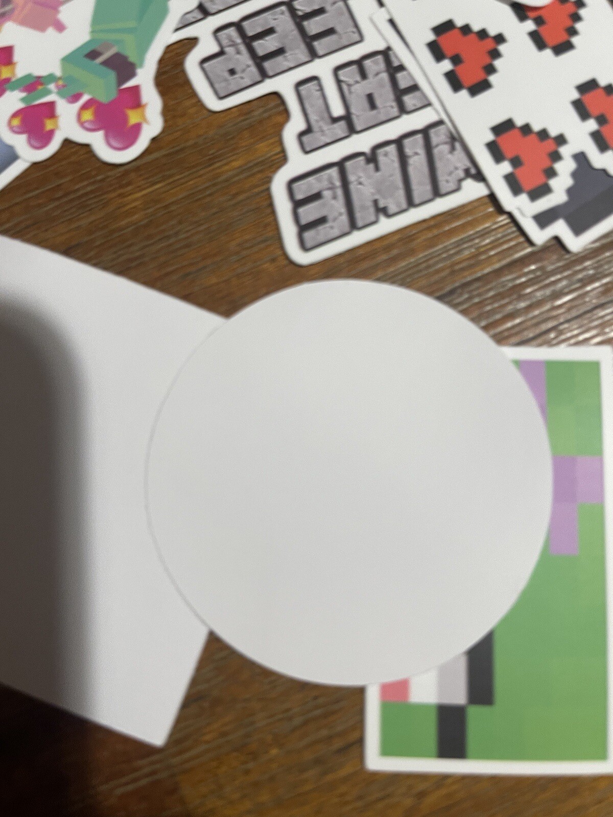 Set of 100 Minecraft Theme Sticker Decals Various
