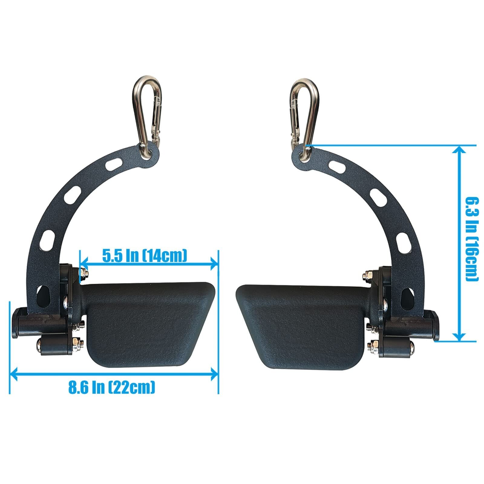 KORIKAHM Adjustable Lat Pull down Bar, Cable Machine Attachments for Gym, Hom...