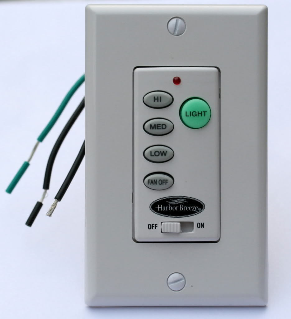 Ceiling Fan Remote Wall Control Hampton Bay Harbor Breeze Litex WC-100L GENUINE