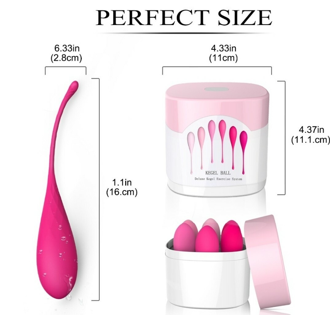 S-hande Deluxe Kegel Exercise Weights - Bladder Control, Pelvic Floor Exerciser