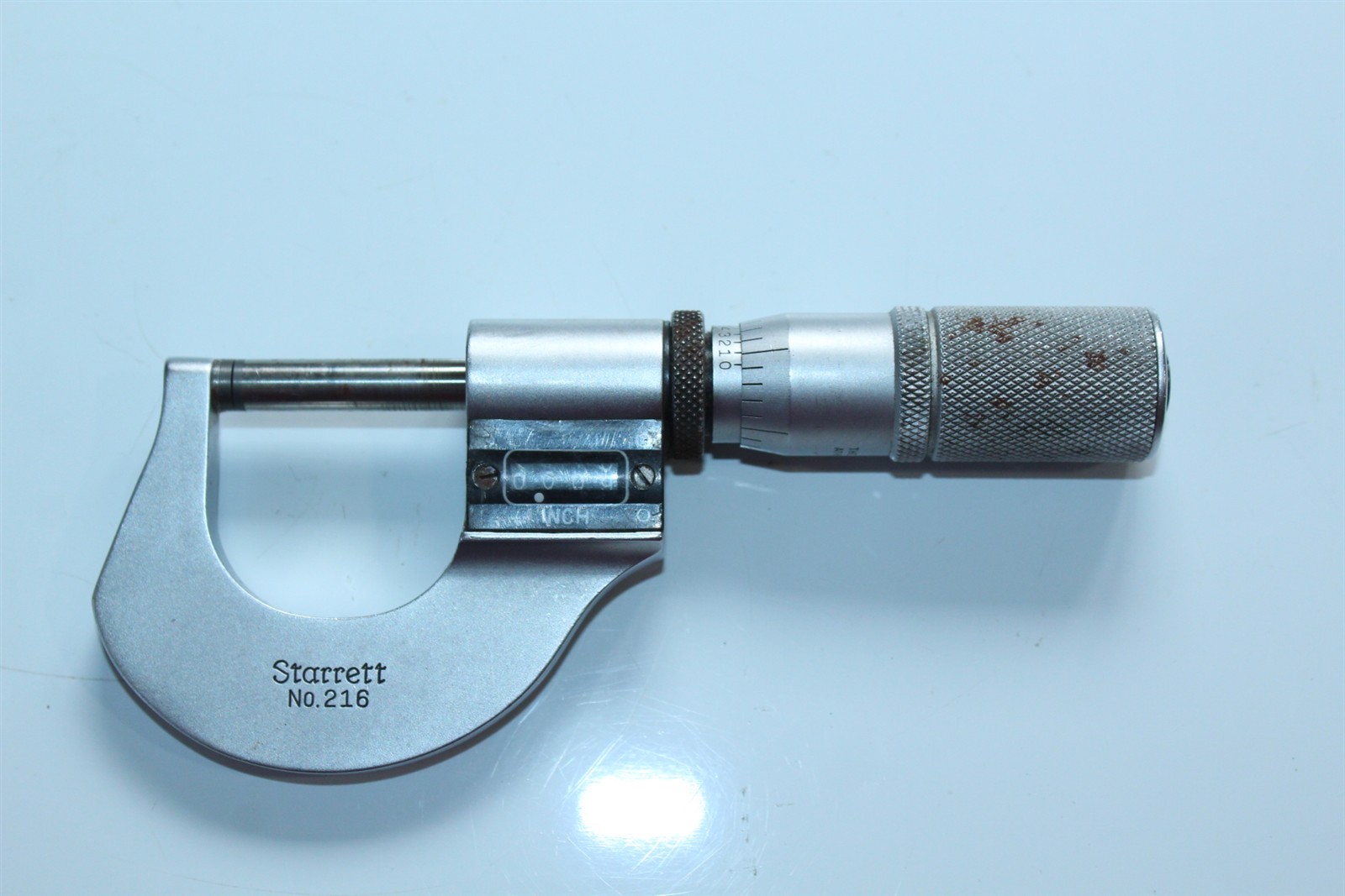 Vintage Starrett Digit Counter Outside Micrometer No. 216 Working