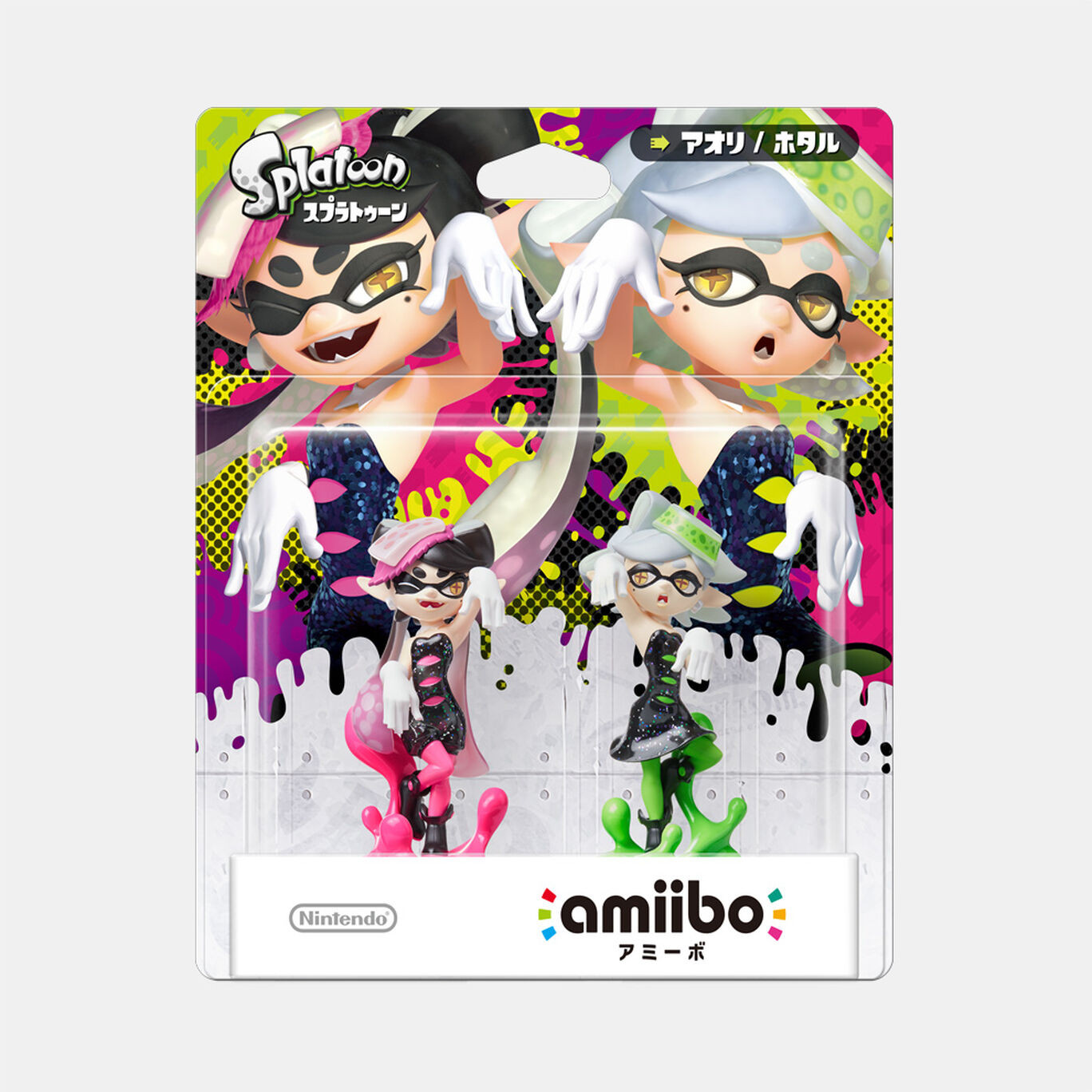 Nintendo amiibo Sea O' Colors Set Aori / Hotaru Splatoon Japan NEW