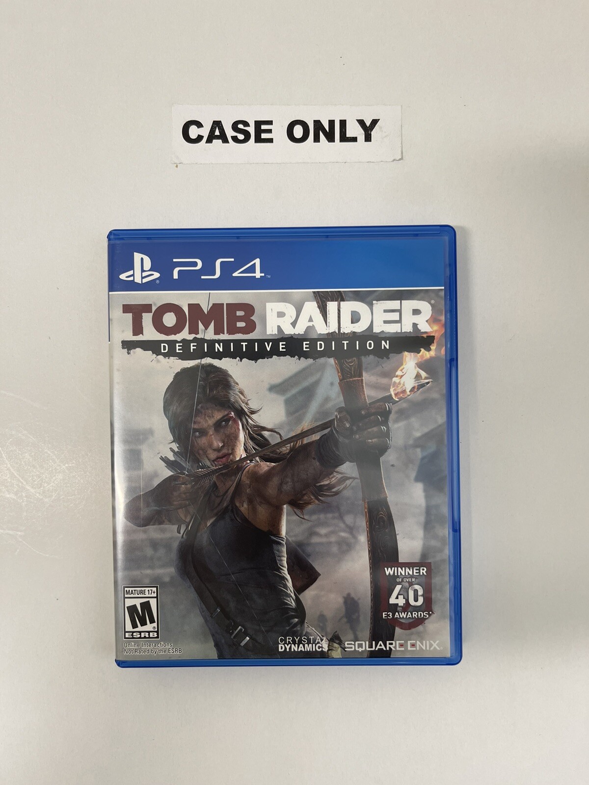 Tomb Raider: Definitive Edition - Replacement PS4 Cover and Case. NO GAME!!