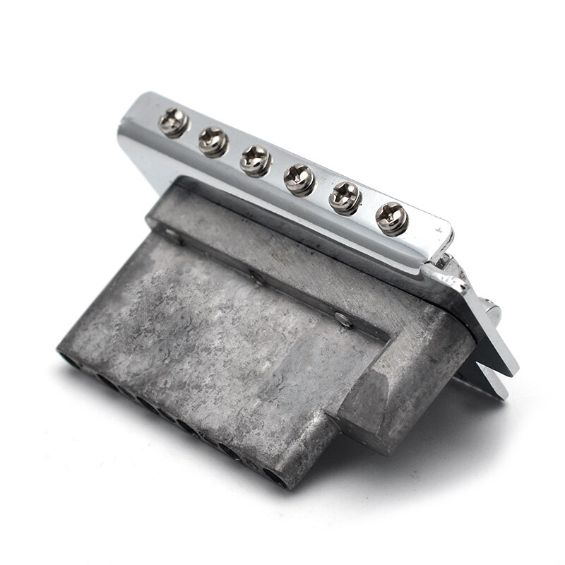 Single Locking Guitar Tremolo Bridge System for Stratocaster Strat SQ ST Chrome