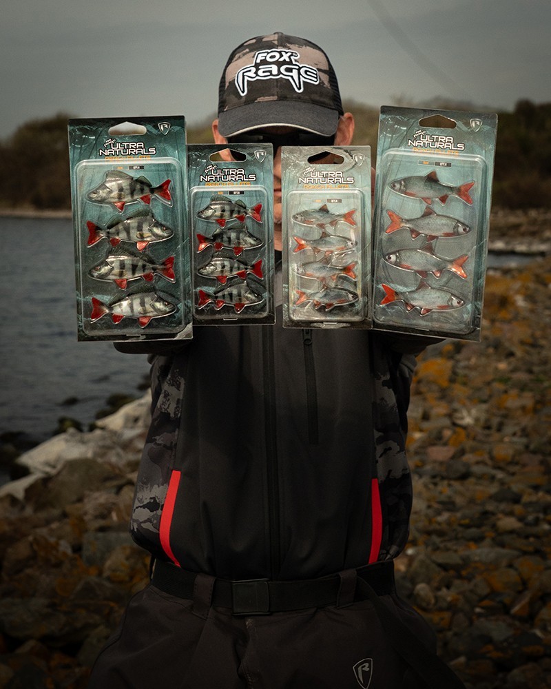 Fox Rage Ultra Natural Fillets / Lures - Roach OR Perch Options