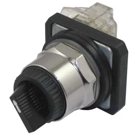 Dayton 30G296 Selectorswitch, Non-Illum, 2Pos, 30Mm, Black