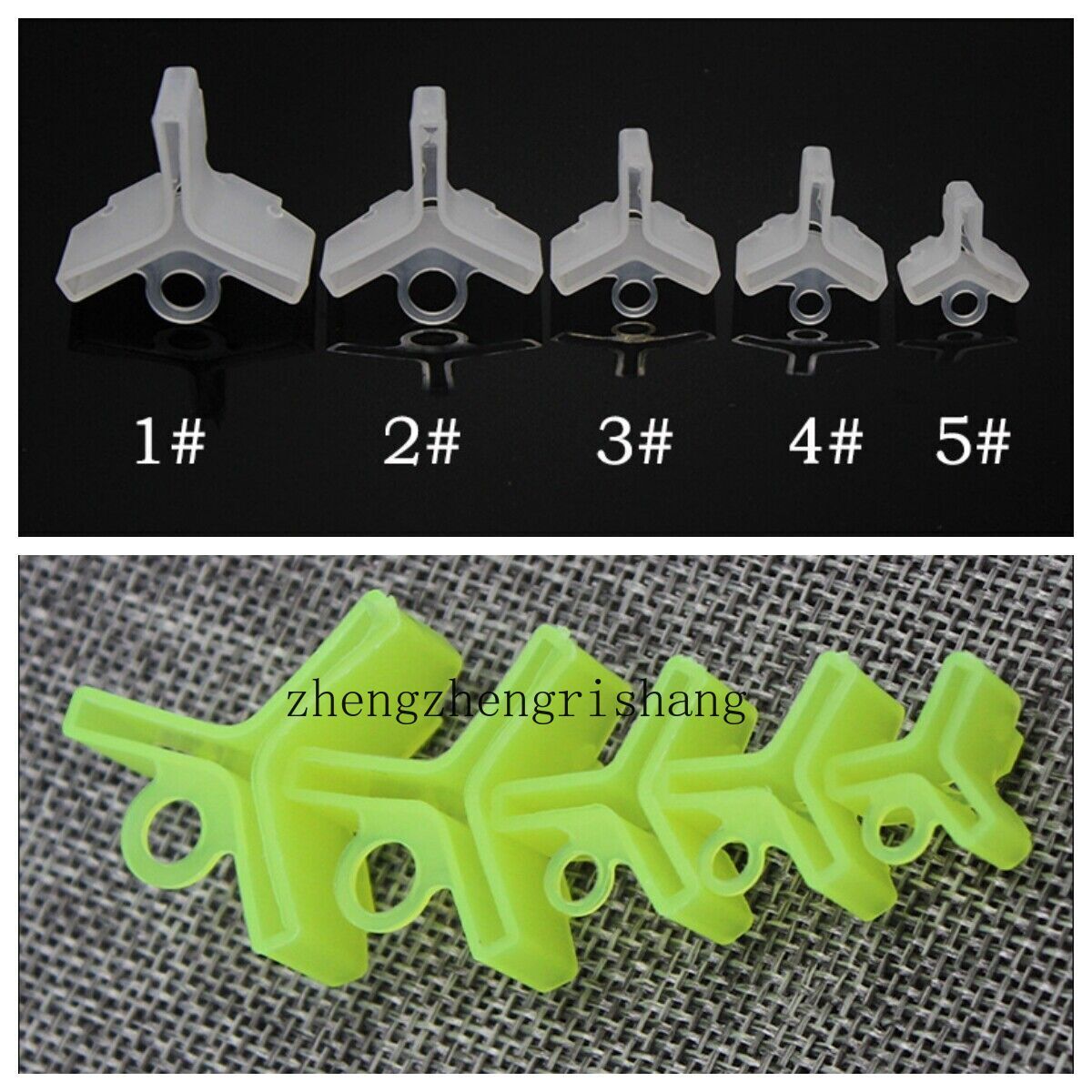 25-100pcs Fishing Treble Hooks Safty Protector Treble Hook Cover 1# 2# 3# 4# 5#