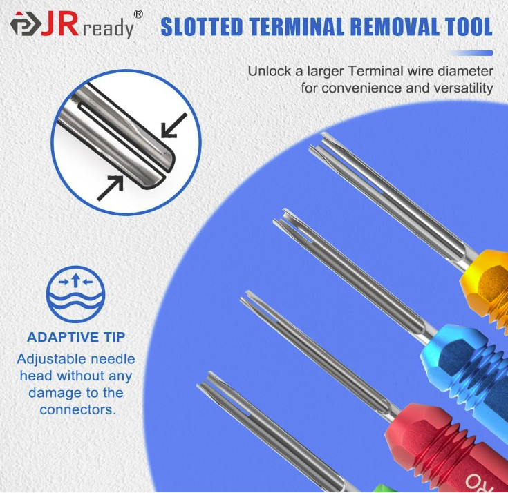 Jrready ST5291 Deutsch Pin Removal Tool for Deutsch Size 12 16 20 Solid Contacts