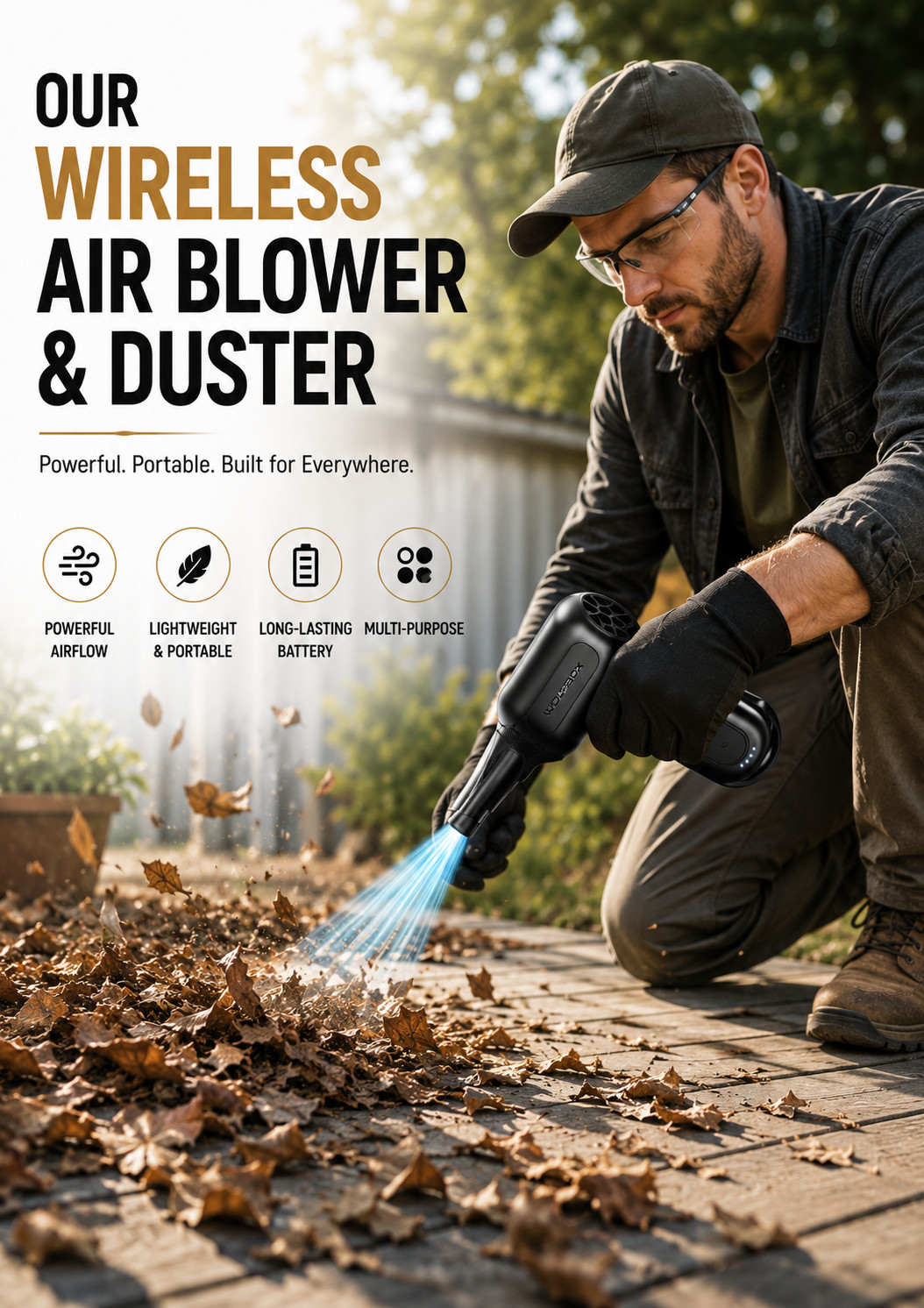 Premium Wireless Air Blower & Duster