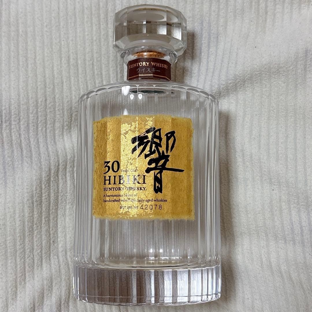 Suntory HIBIKI 30 year empty bottle with original BOX whisky excellent F/S
