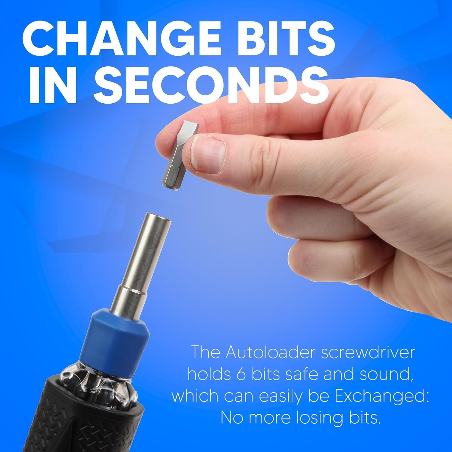 Screwdriver Multi Tool Magnetic | Multi-Bit Auto Loading Barrel Patented |