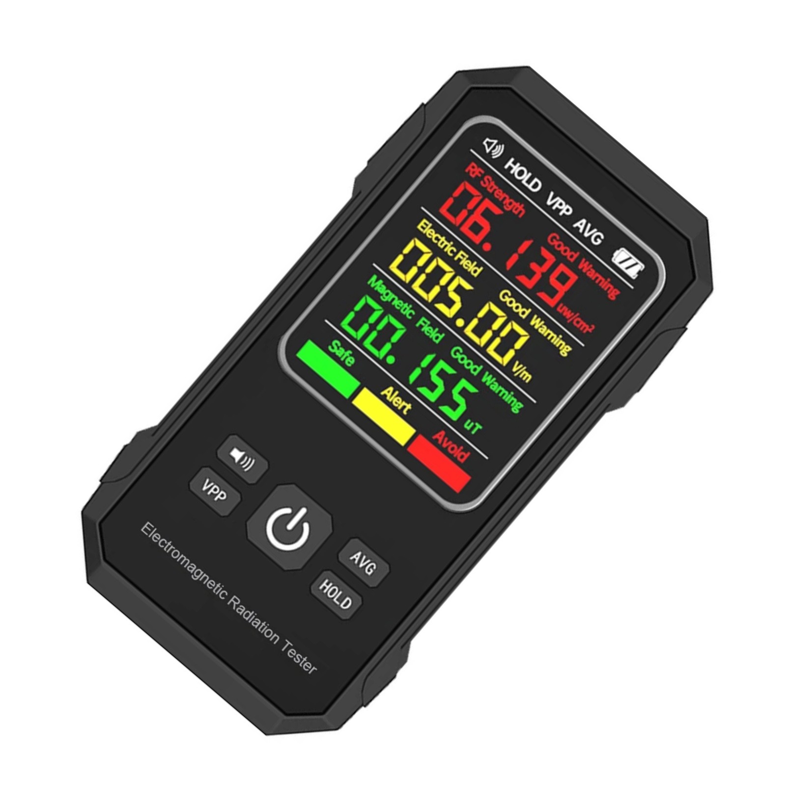 Digital EMF Meter Electromagnetic Radiation Detector for RF and Magnetic Fields