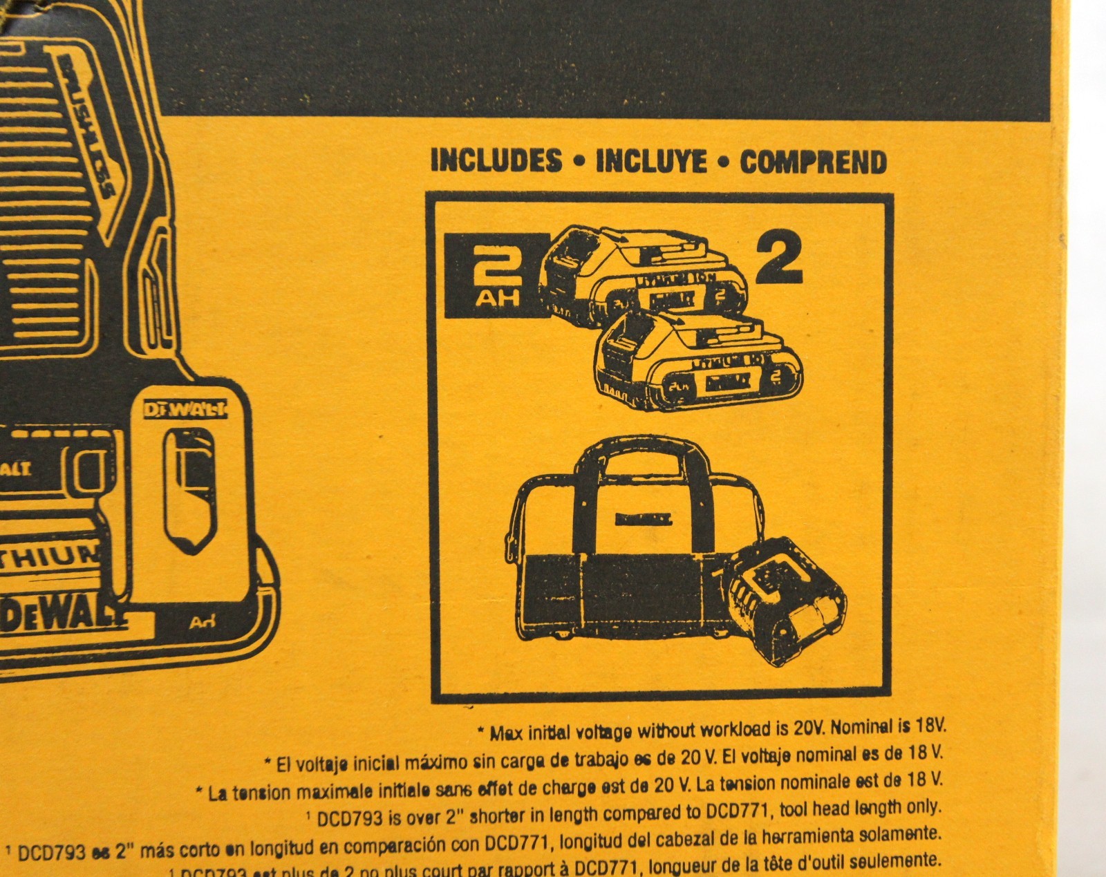 DEWALT DCK227D2 20V MAX 2-Tool Brushless Power Tool Combo Kit 2-Batteries