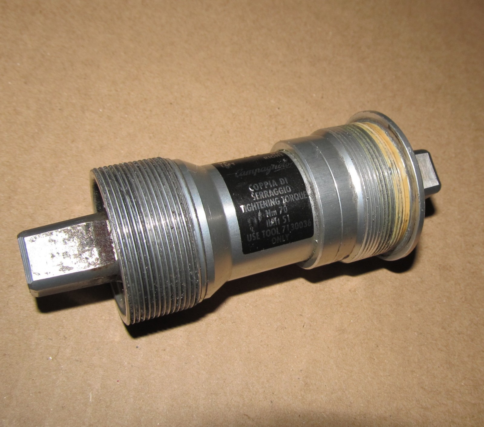 Campagnolo Chorus Bottom Bracket 1.370 x 24t English Thread 102mm Spindle