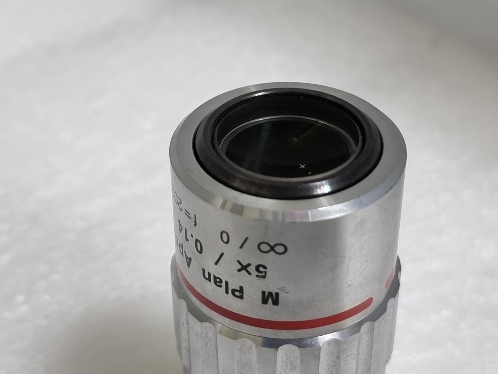 MITUTOYO M Plan Apo 5 x /0.14 ∞ / 0 f=200 Microscope Objective Lens