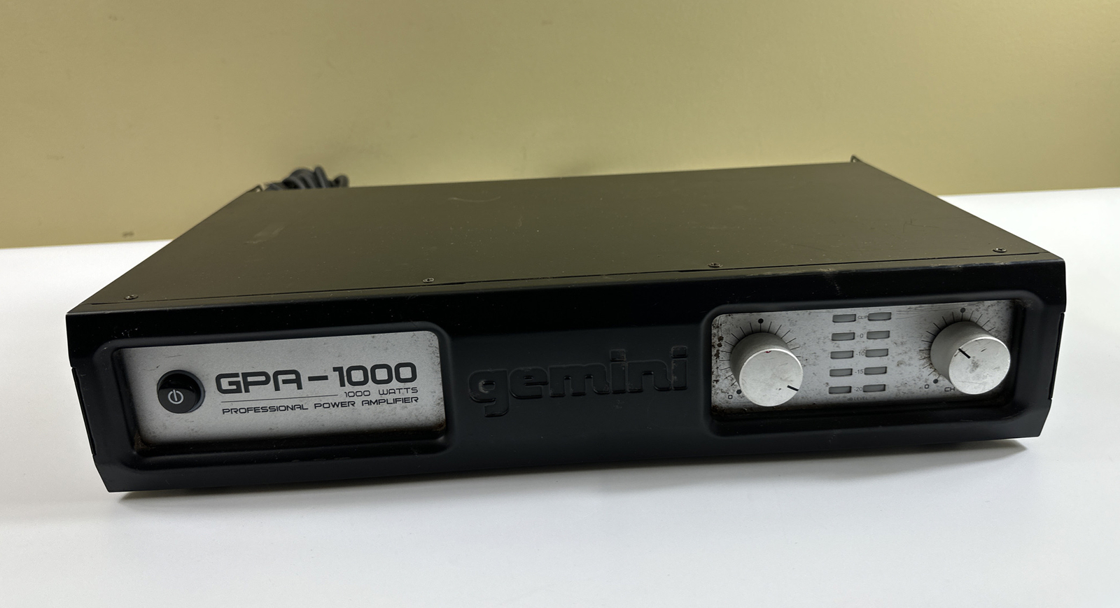 Gemini GPA-1000 Stereo Power Amplifier - Black