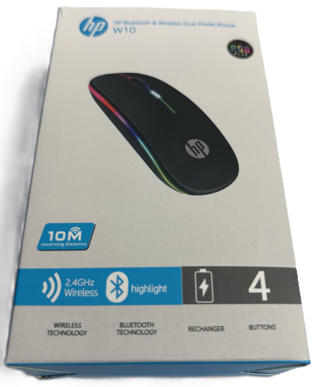 5 Pack 2.4GHz Wireless Optical Mouse USB Rechargeable RGB Cordless
