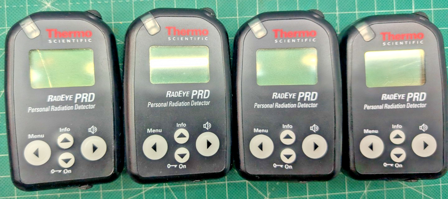 PARTS ONLY 4x RadEye PRD complete units READ!