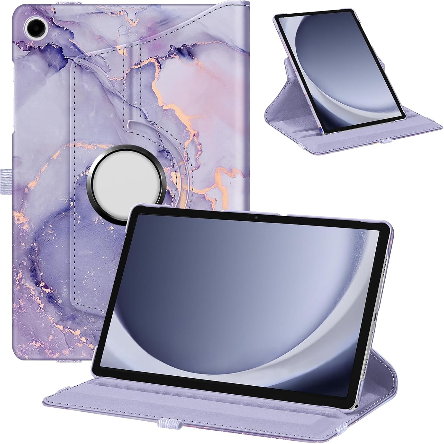 Rotating Case for Samsung Galaxy Tab A9 Plus 11" 2023 360° Swiveling Stand Cover