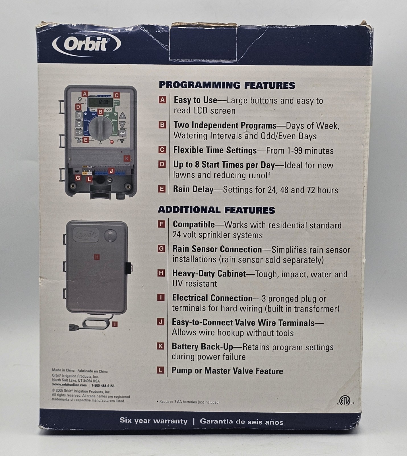 NOS Orbit Watermaster 12 Station Super Dial Sprinkler Timer Model 27972