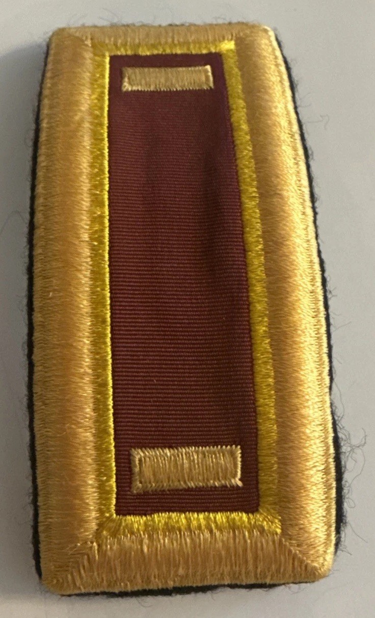 US Army Artillery Lieutenant Junior Grade full dress shoulder board Free Shippin