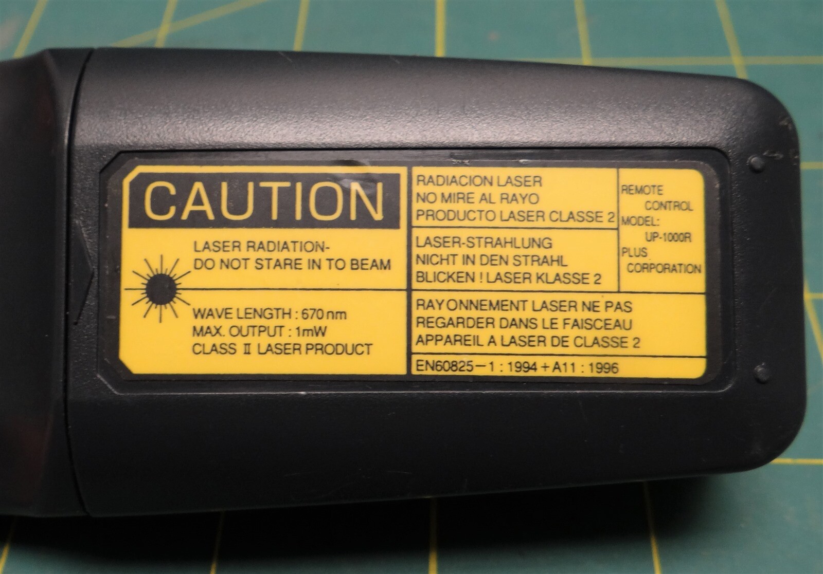 Plus Corp. Projector Remote Control Laser Pointer Model: UP-1000R