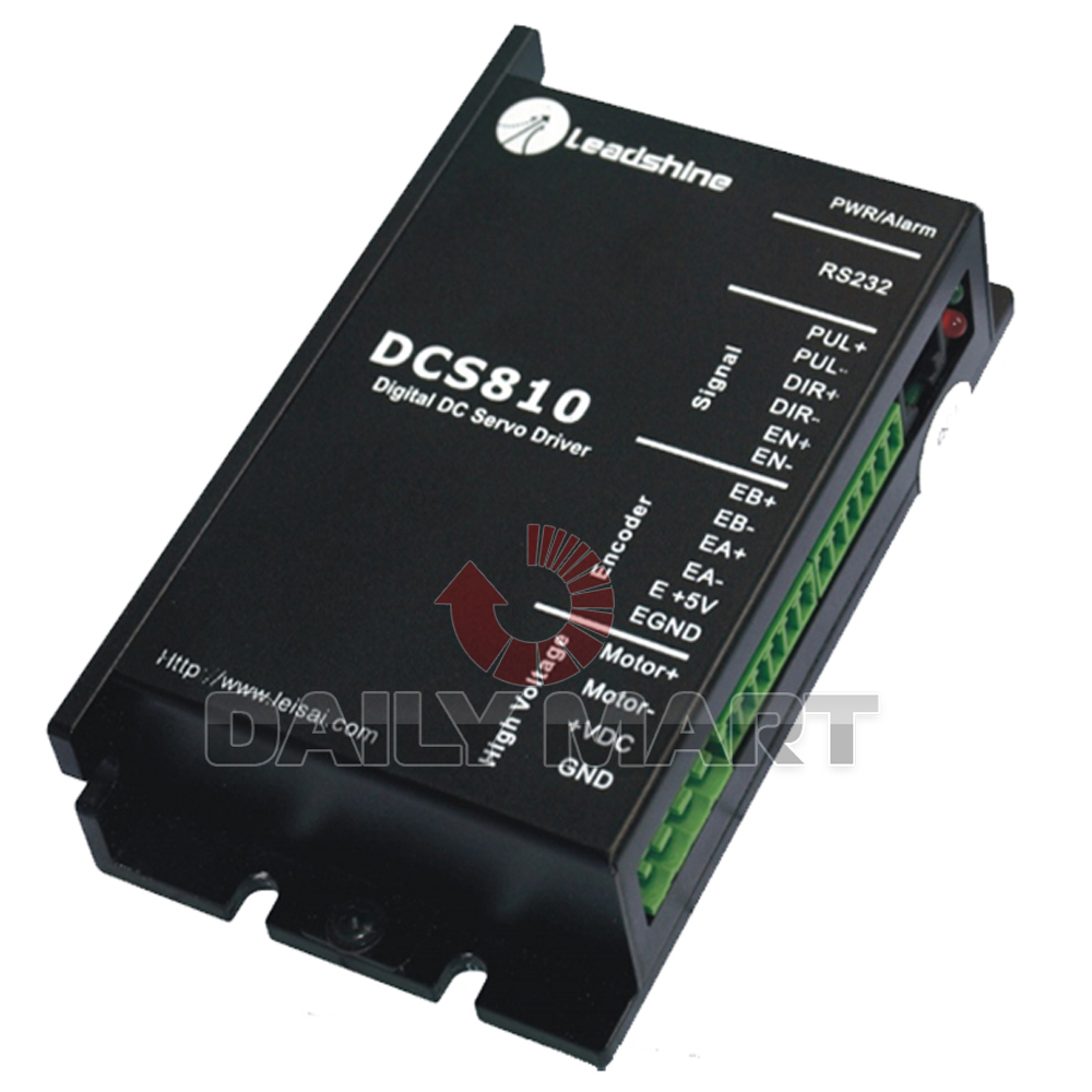 NEW Leadshine DCS810 Digital Brushed DC Servo Driver 80VDC 20A