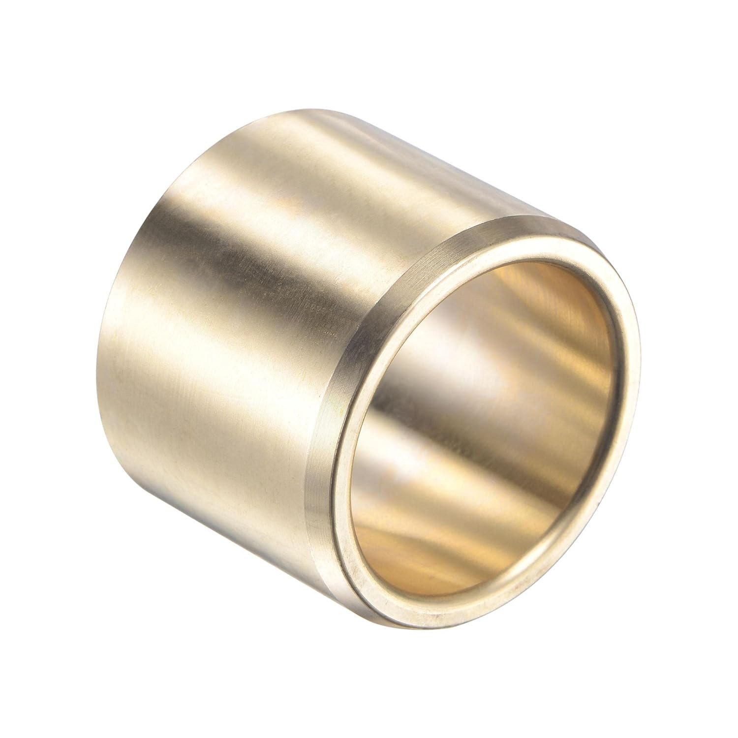 Sleeve Bearings 1" Bore 1-1/4" OD 1" Length Cast Brass Self-Lubricating Bushing