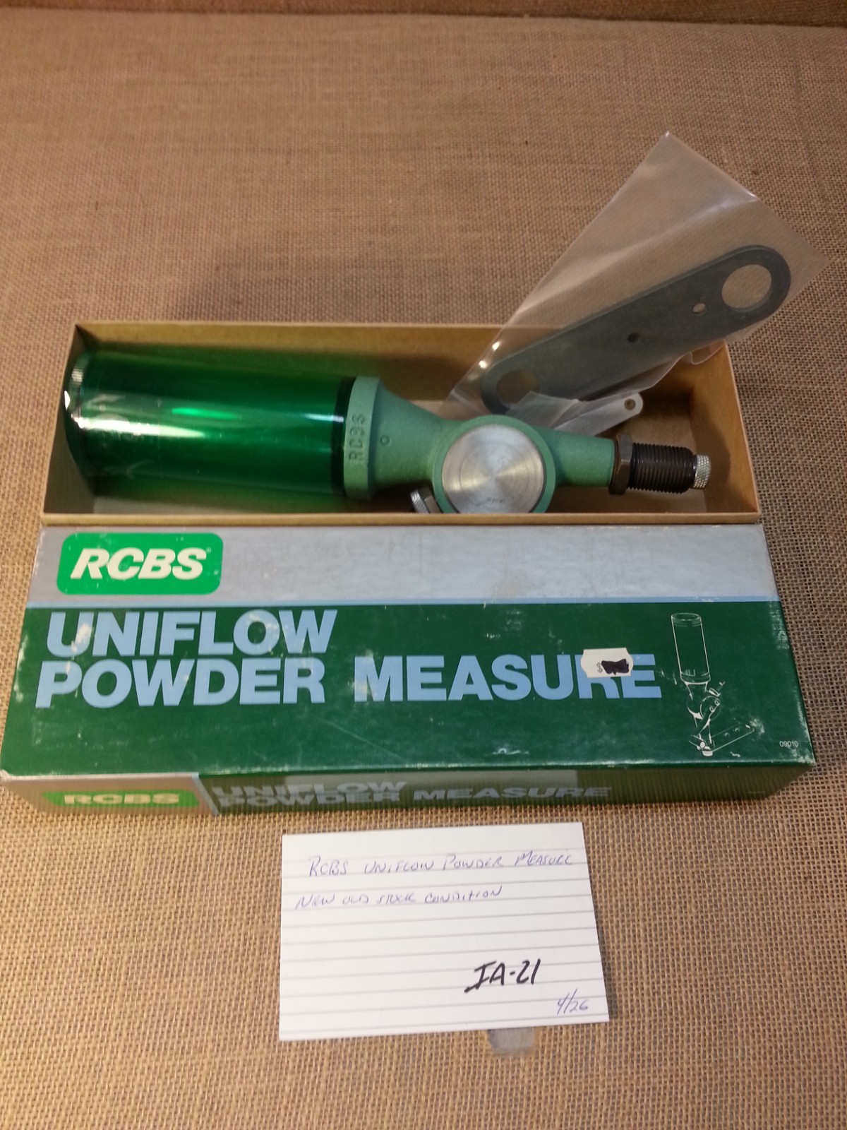 RCBS Uniflow Powder Measure  New Old Stock Condition