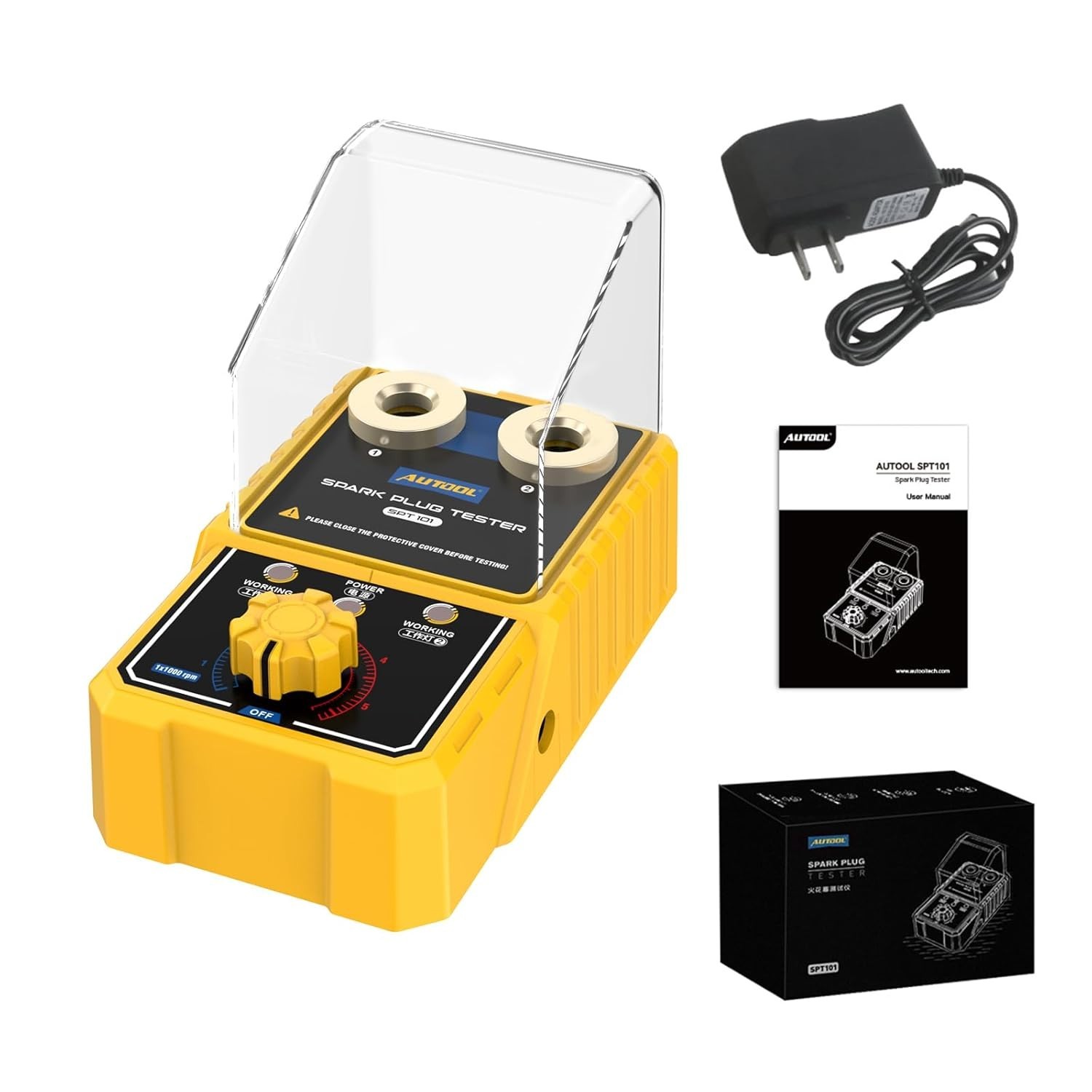 Car Spark Plug Tester,Automotive Engine Ignition Plug Analyzer 110V With