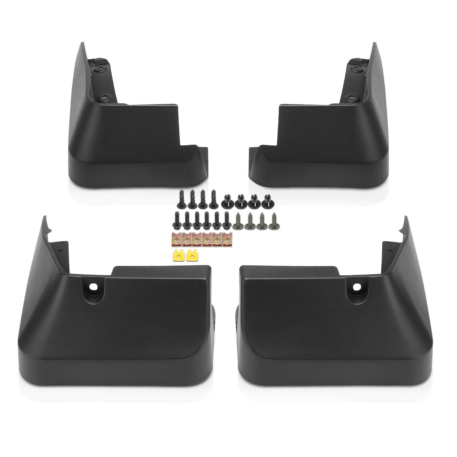 4pcs Front & Rear Mud Flaps Splash Guards Mudguards For 14-18 Subaru Forester
