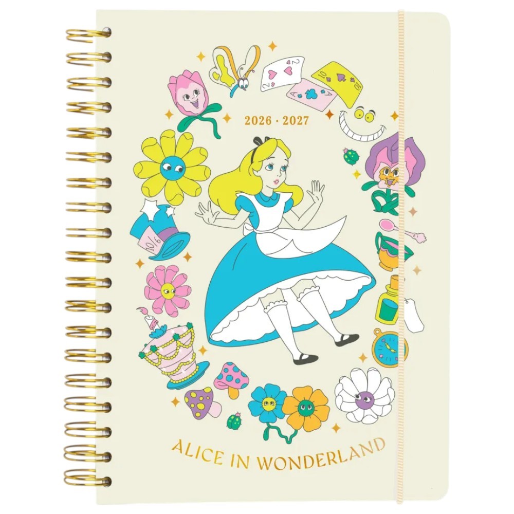 Erik Weekly School Diary, Disney Alice 14.8x21cm (2026/2027)