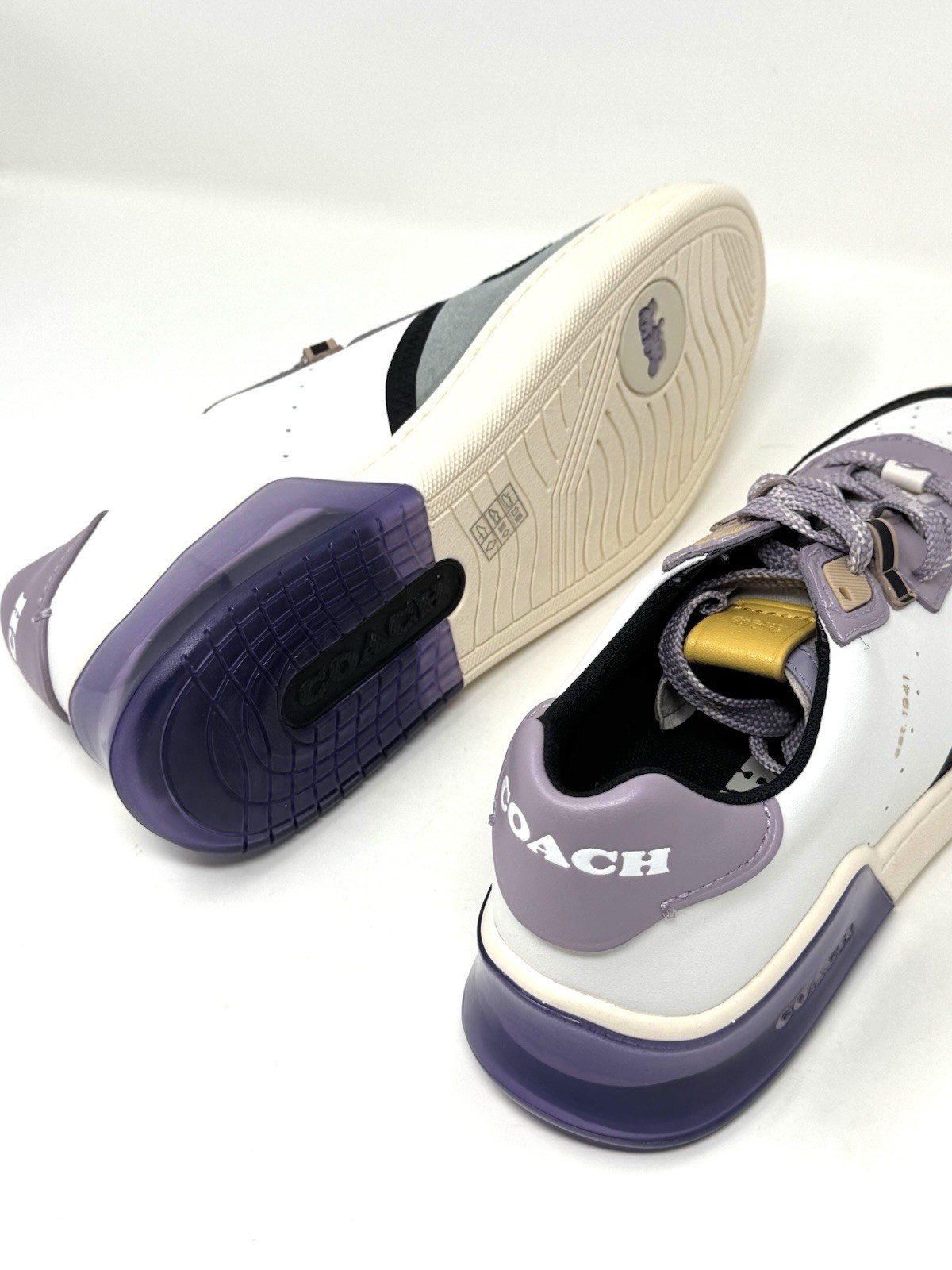 Coach G5045 CitySole Court Stylish Skateboarding Shoes Women's Purple Size 7.5B