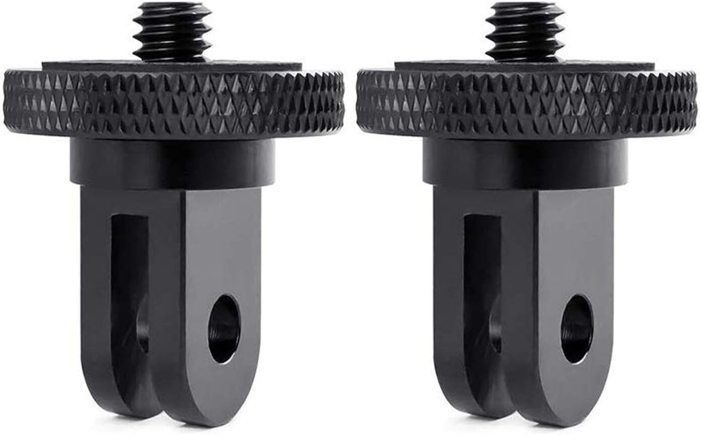 Camera Tripod Mount for Gopro Adapter, 2Pcs 1/4-20 Screw Conversion Adapter For