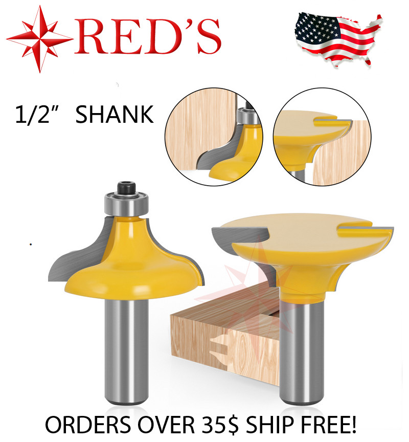 REDS Y61362-8 - 2 Piece Set Ogee Entry Door Rail and Stile Router Bit 1/2" Shank