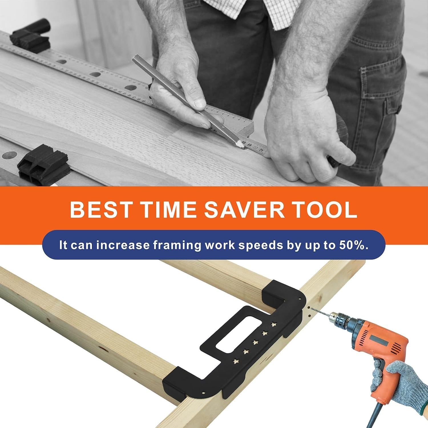 Framing Tools, 12 Inch Stud Layout Tool, Stud Framing Tool, 100% Stud Framing...