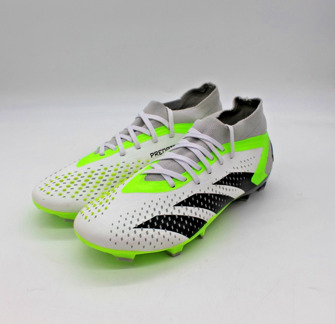 NEW Adidas Predator Accuracy.2 Soccer Cleats Mens Size 6 1/2 White Green GZ0028