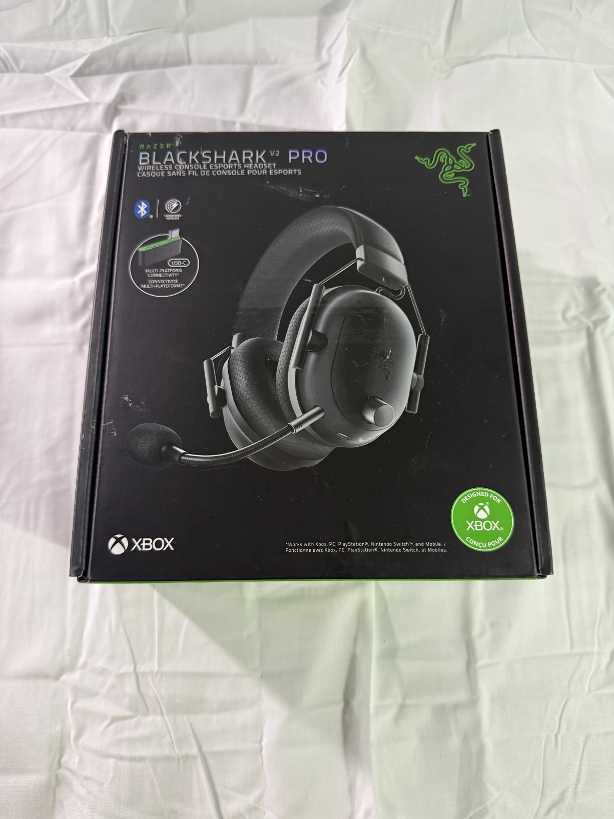Razer BlackShark V2 Pro Wireless Gaming Headset Xbox Bluetooth USB-C