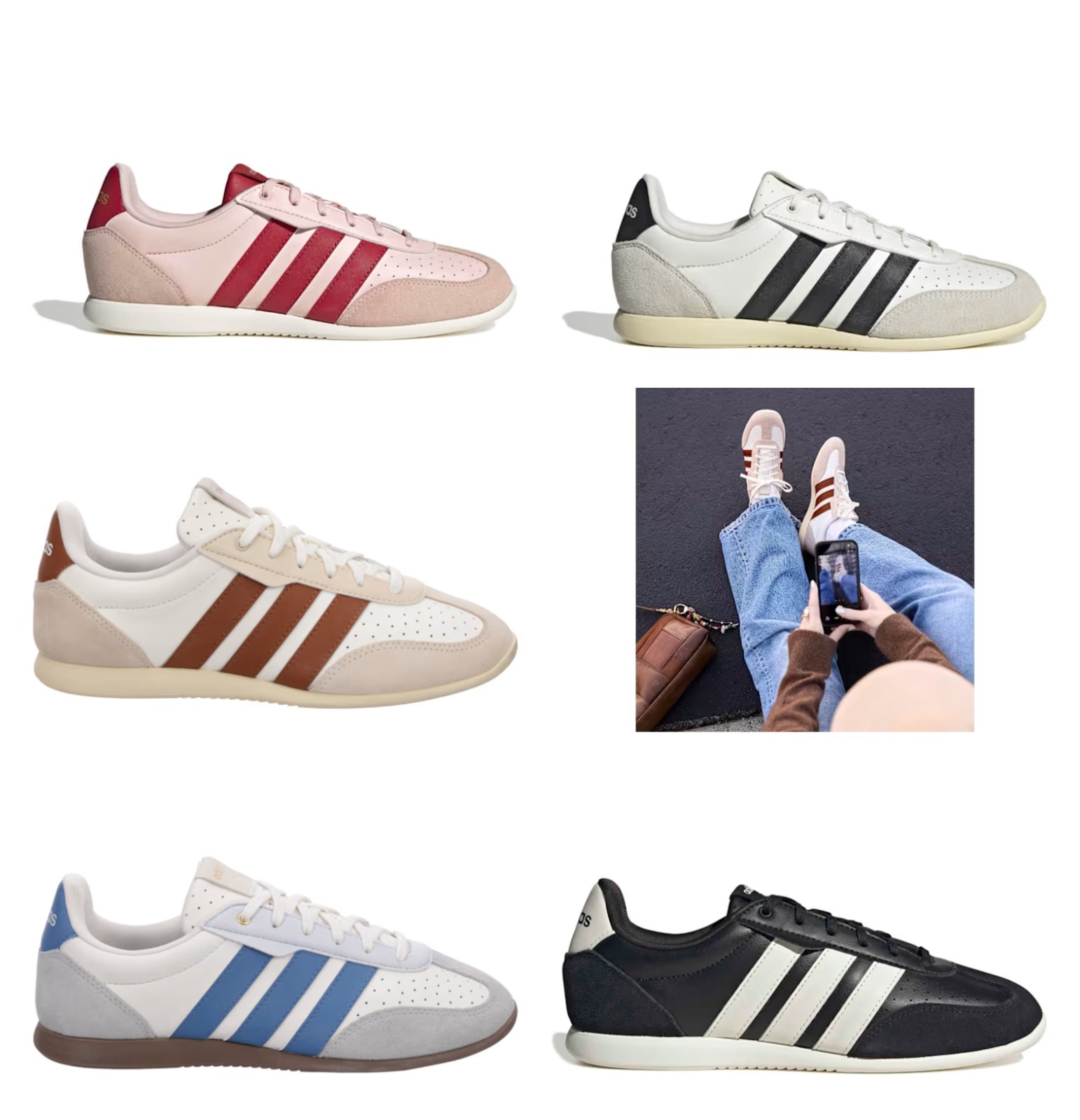 ADIDAS WOMENS BARREDA COURT SHOE Athletic Running Low Top Shoes Sneakers
