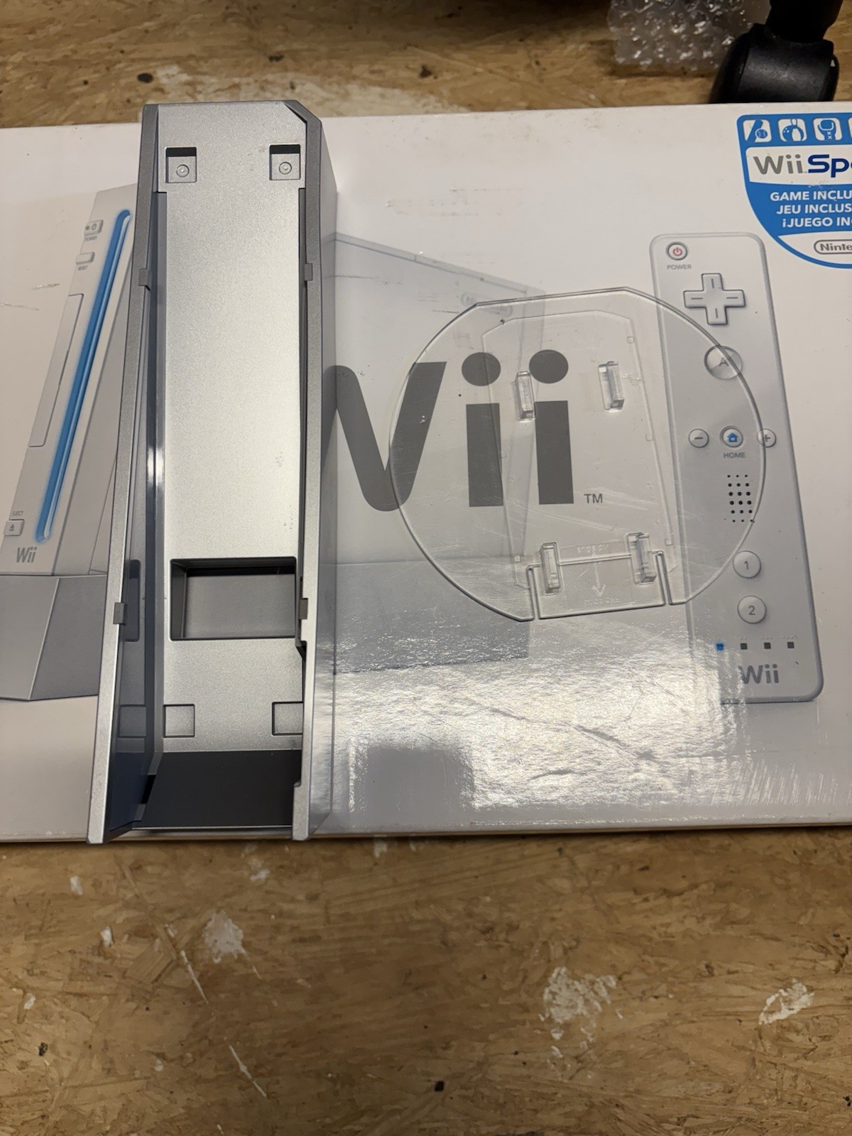 Nintendo Wii With Box Incomplete