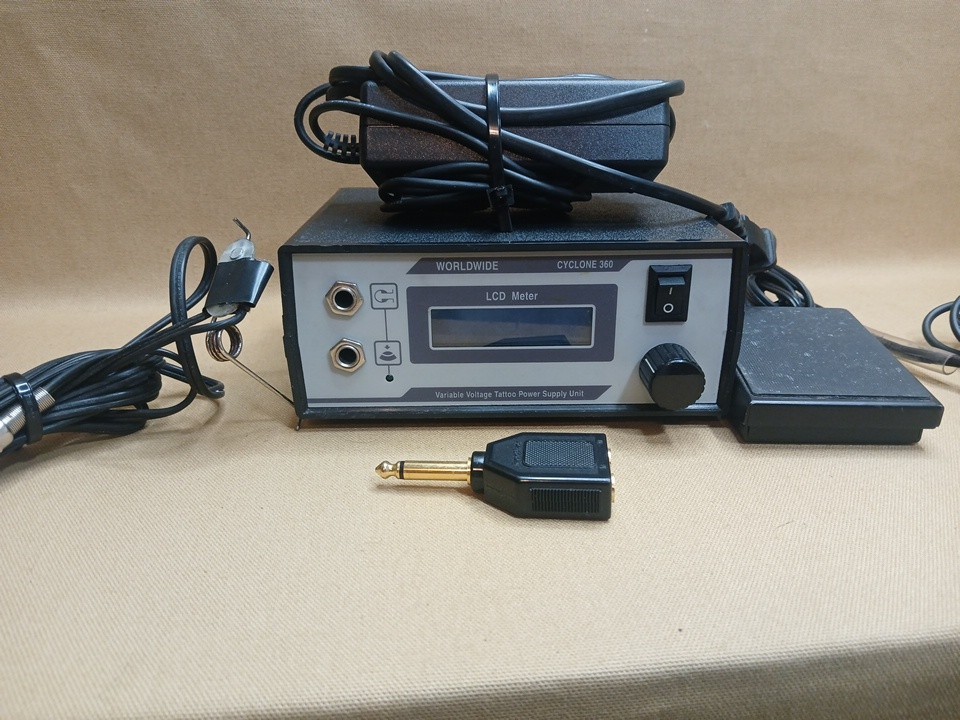 Worldwide Cyclone 360 variable voltage tattoo power supply unit. With. Tested